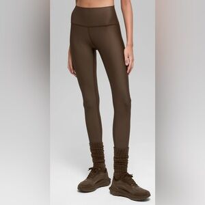 ALO Yoga Chocolate Brown Leggings